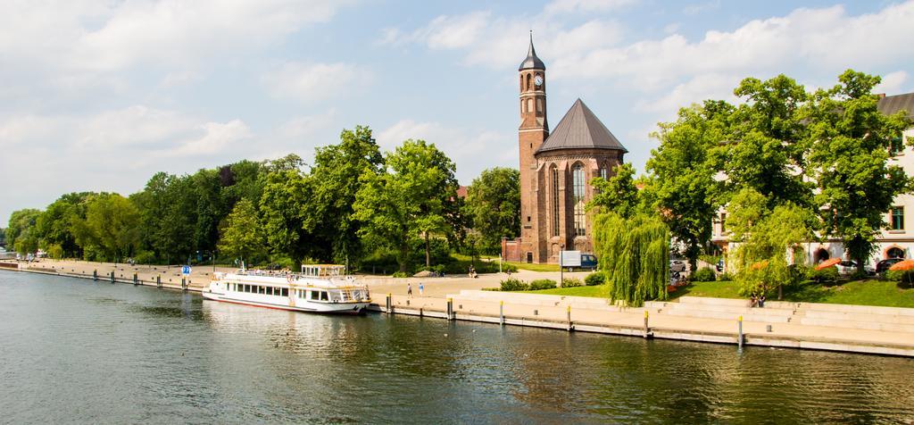 Pension Havelfloß Brandenburg an der Havel Exterior foto